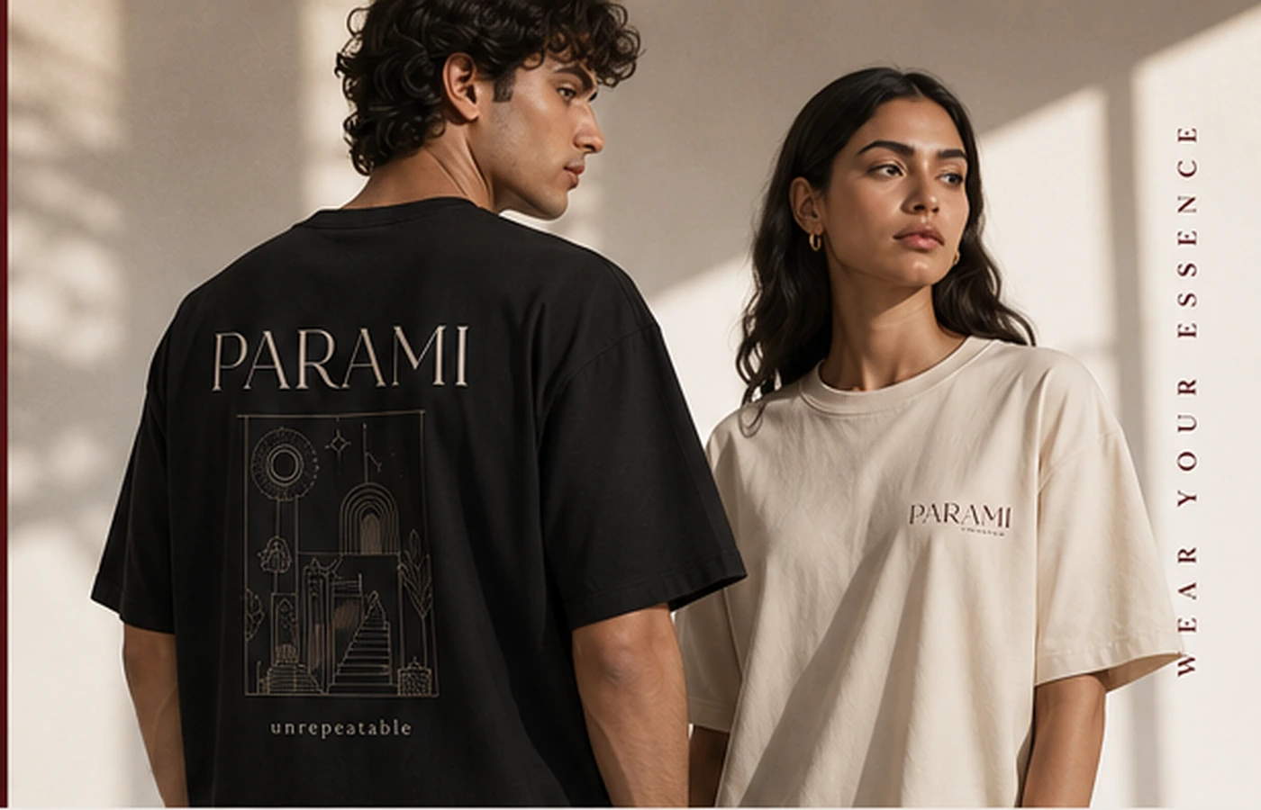 پوشیدنیهای سیاه و کرم PARAMI